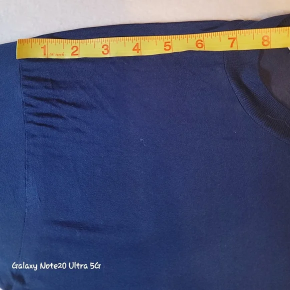 0786. EUC ~ REI ~ 100% SILK ~ Navy Blue ~ Large ~ Warming Layer - Picture 10 of 11